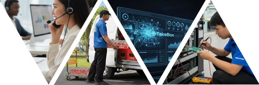 Office location collage