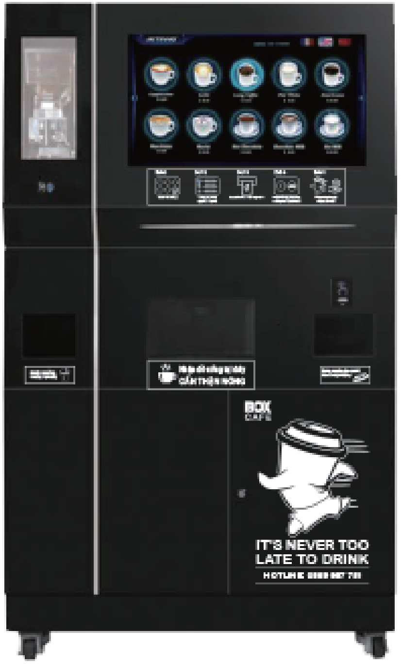 BOX CAFE Máy Bán Cà Phê Tự Động
